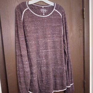 BKE Vintage Upland T-Shirt in Burgundy